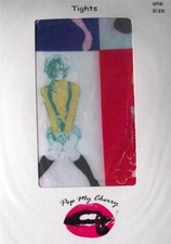 Vintage Warhol Icon  Hogmanay  Christmas Party Tights Pantyhose Stockings B