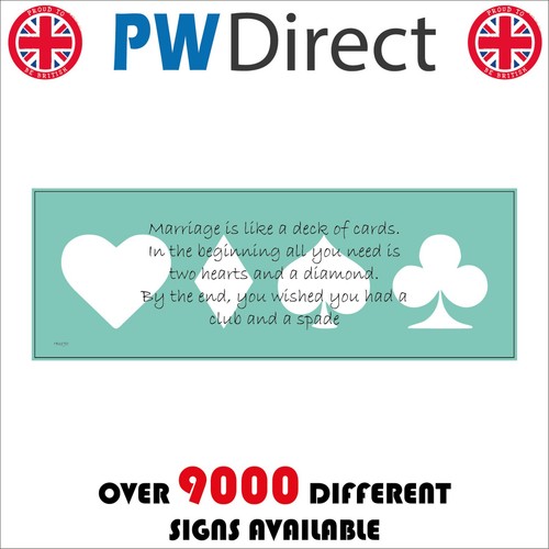 Sign marriage like deck - like,
