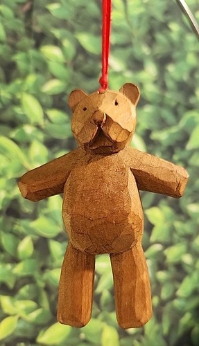 Vintage hand carved wooden - hand,