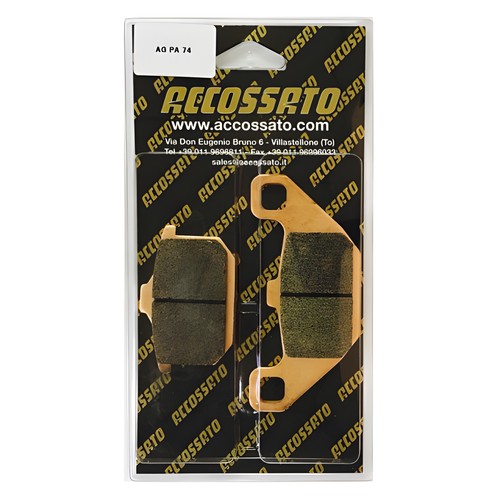 Front recessed brake - brake, pads