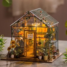 Cathy's Flower House Greenhouse DIY Miniature Dollhouse