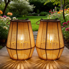 2pcs solar lanterns hanging - 2pcs,