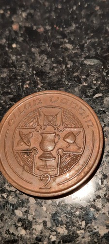 Isle man coin - man, 2p