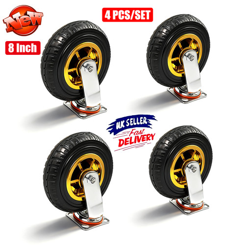 Heavy duty casters - 8",