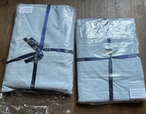 Pair aspace curtains - pair, light