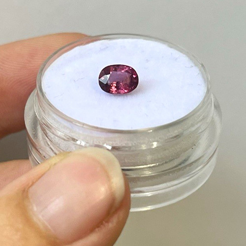 Transparent pink spinel round - spinel,