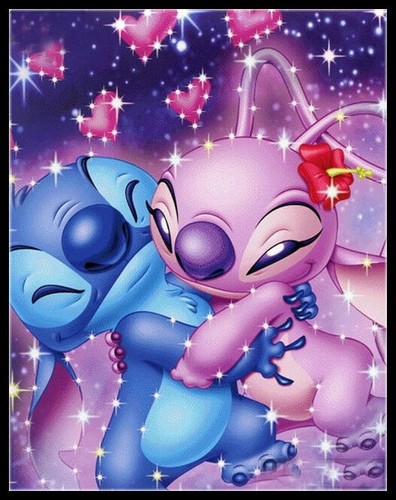 Stitch angel love - stitch,