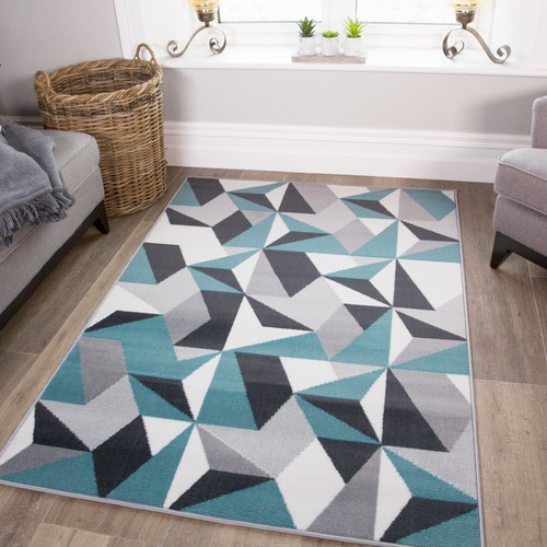 Modern duck egg blue - modern, geometric