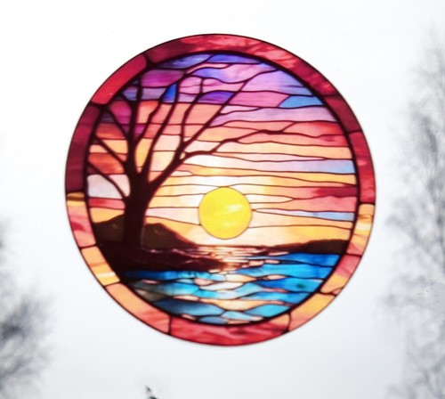 Sunrise decorative stained - decorative,
