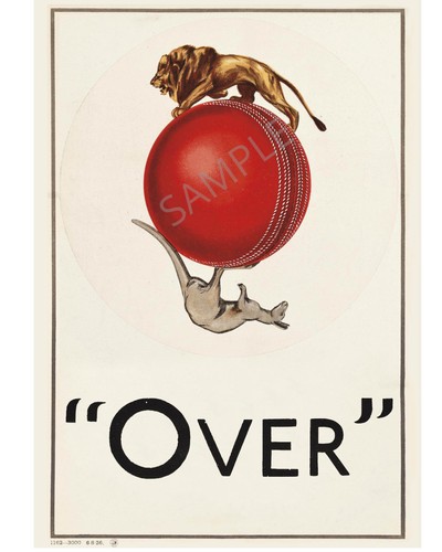 Vintage cricket poster - vintage,