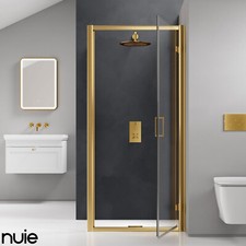 Nuie Rene Hinged Brushed Brass