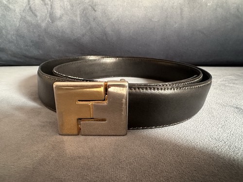 Vintage black leather fendi - vintage,