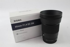 Sigma 30mm F/1.4 DC DN Contemporary Sony E-Mount Autofocus Camera Lens Working