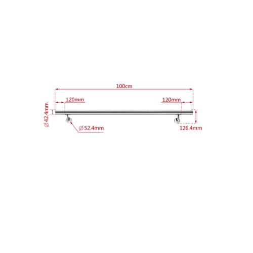 304 stainless steel handrail - 304,