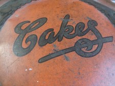 Old Vintage Cake Storage Tin