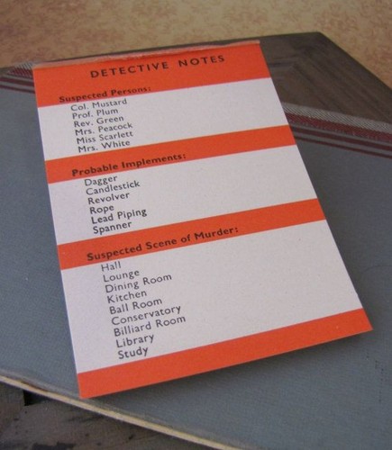Original cluedo detective - cluedo,