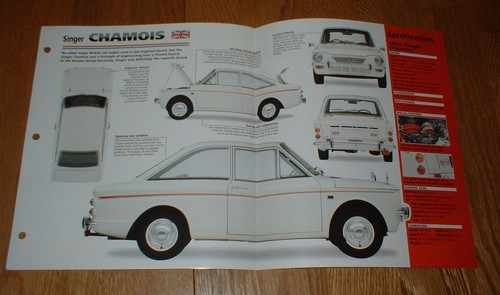 1965 singer chamois spec - 1965, sheet