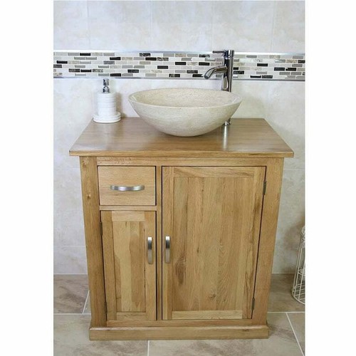 Bathroom vanity unit oak - bathroom,