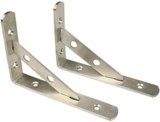  1 PAIR Solid Stainless Steel Right Ankle Shelf Brackets,4mm thickness,150*105mm