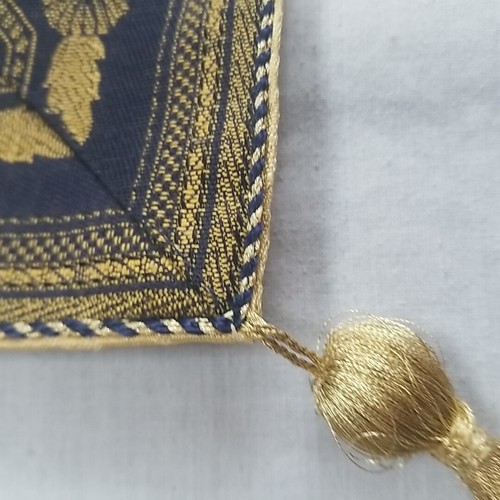 Tasseled vintage table cover - tasseled,