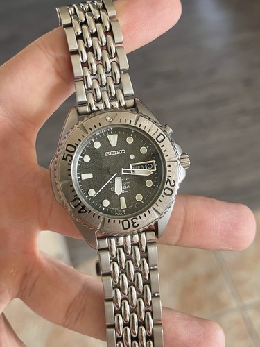 Seiko vtg gray ghost - ghost, kinetic