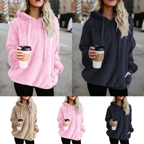 Warm pullover hoodie