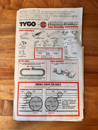 Vintage tyco command - command, control