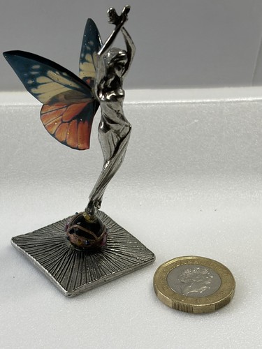 Small handmade pewter fairy - handmade,
