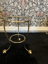 BRASS BOTTLE DISPLAY STAND FOR