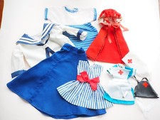 Vintage Doll Clothes Sailor Cape Nurses Uniform Doll's Bear Clothing Accessories