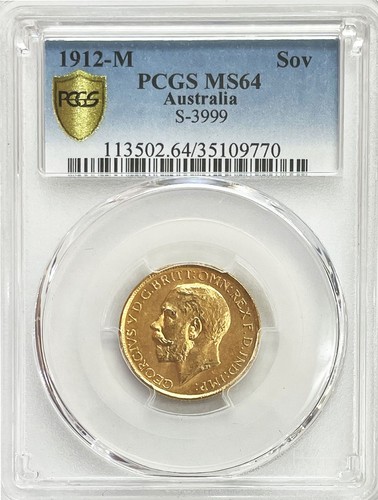 1912 gold australia - m,