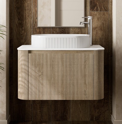 Foss wells fluted oak wall - foss,