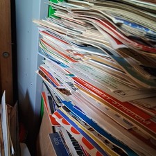 500 FOOTBALL PROGRAMMES 60S