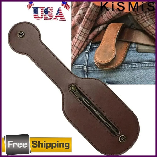 Men leather coin - leather, outdoor