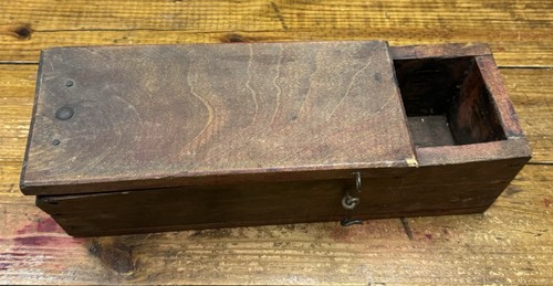 Antique wooden fishing - wooden, bait