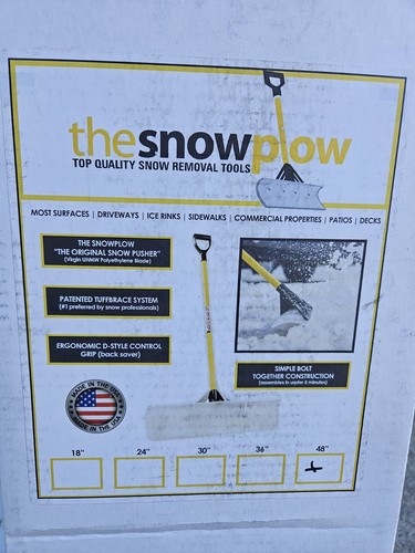 The snowplow inch snow - the,