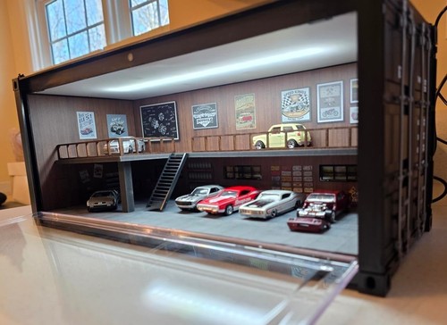 Car display case acrylic led - display,