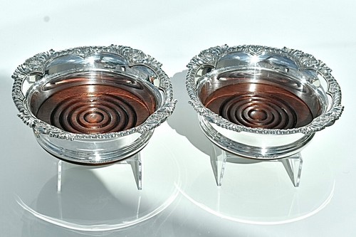 Pair solid silver magnum - solid,
