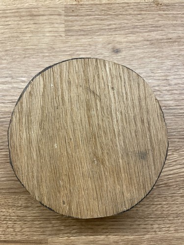 Oak woodturning bowl blank