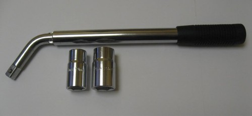 Wheel brace wrench extendable - wheel,