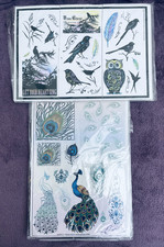 Rubber Stamps Birds of a Feather, Peacock Gory packs job lot