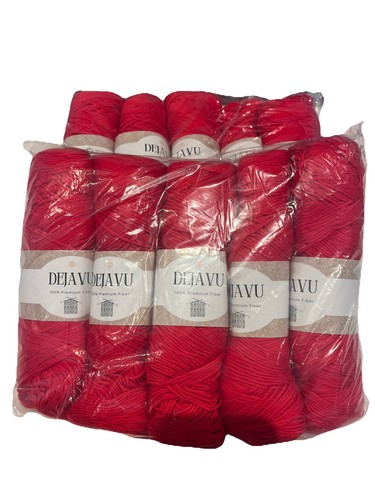 Deja red double knitting - red,