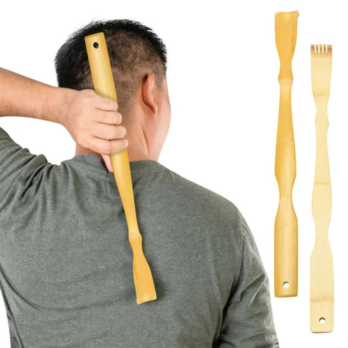 Bamboo back scratcher wood - bamboo,