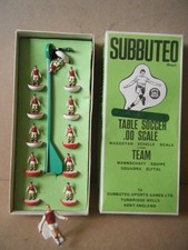 Subbuteo "SET OF ARSENAL PLAYERS & KICKER"  2 different lots. SEE DESCRIPTION.