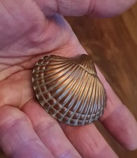 Antique Copper Cockle Shell  Aspic Jelly Mould