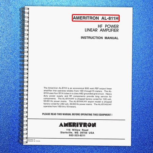 Ameritron 811h power - ameritron, al-811h