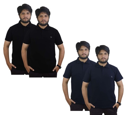 2pk mens plain polo shirts - mens,