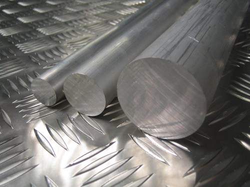Aluminium round bar rod 25mm - round,