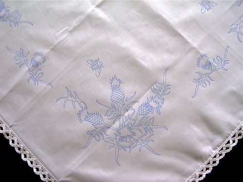 Tablecloth printed scottish - tablecloth,