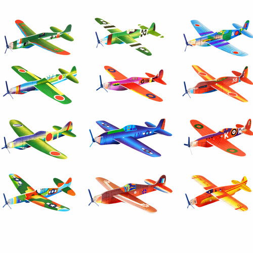 12x flying glider - plane, toy
